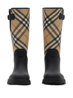 Burberry Marsh Stamp check-panel boots