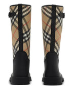 Burberry Marsh Stamp check-panel boots