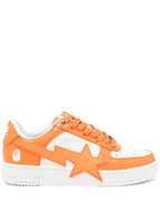 A BATHING APE® BAPESTA "ORANGE/WHITE"