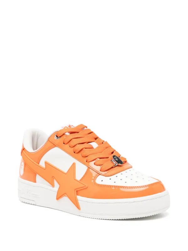 A BATHING APE® BAPESTA "ORANGE/WHITE"