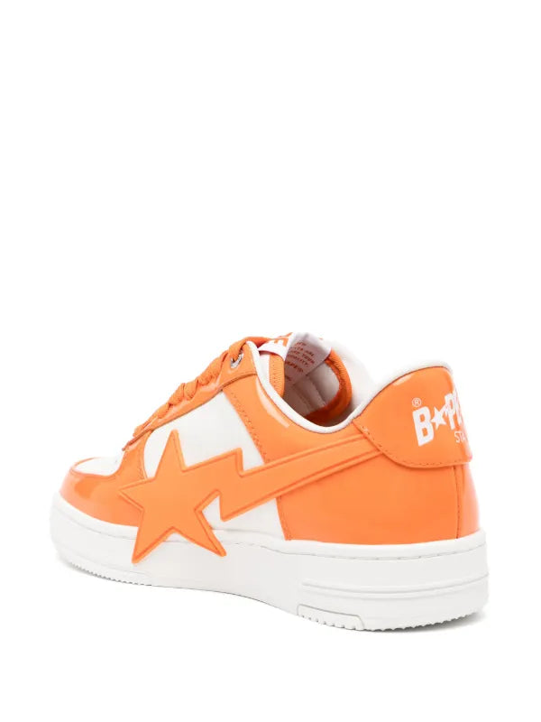 A BATHING APE® BAPESTA "ORANGE/WHITE"