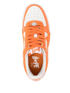 A BATHING APE® BAPESTA "ORANGE/WHITE"