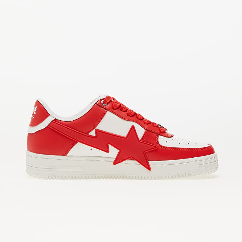 A BATHING APE® BAPESTA ENLARGED M2 RED