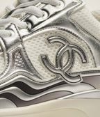Chanel Trainers ‘White & Silver’