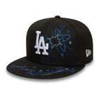 LA Dodgers MLB Zodiac Black 59FIFTY Fitted Cap