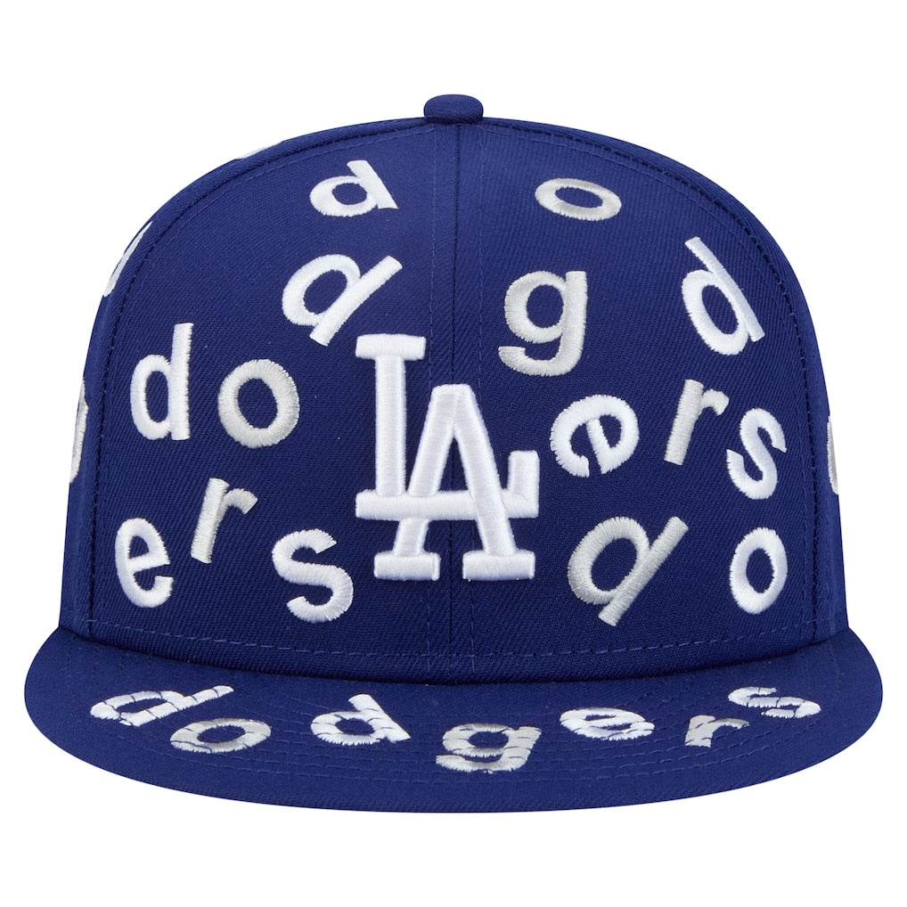 Men's Los Angeles Dodgers New Era Royal Team Confetti 59FIFTY Fitted Hat