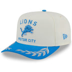 Men's New Era Cream/Blue Detroit Lions 2025 NFL Draft A-Frame 9FIFTY