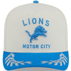 Men's New Era Cream/Blue Detroit Lions 2025 NFL Draft A-Frame 9FIFTY