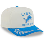 Men's New Era Cream/Blue Detroit Lions 2025 NFL Draft A-Frame 9FIFTY