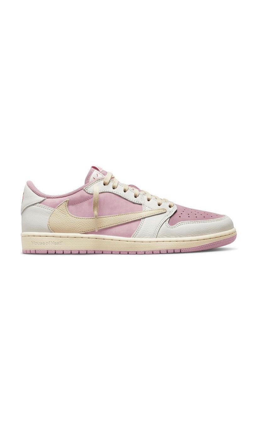 Travis Scott Jordan 1 Low Sail Shy Pink