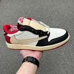 Travis Scott x Air Jordan 1 Low Black Red