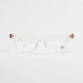 Chrome Hearts Cox Ucker Transparent Frames Clear & Gold