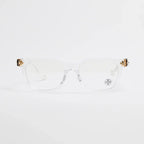 Chrome Hearts Cox Ucker Transparent Frames Clear & Gold