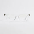 Chrome Hearts Cox Ucker Transparent Frames Clear & Silver