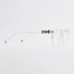 Chrome Hearts Cox Ucker Transparent Frames Clear & Silver