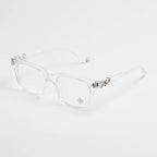 Chrome Hearts Cox Ucker Transparent Frames Clear & Silver
