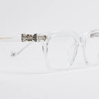 Chrome Hearts Cox Ucker Transparent Frames Clear & Silver