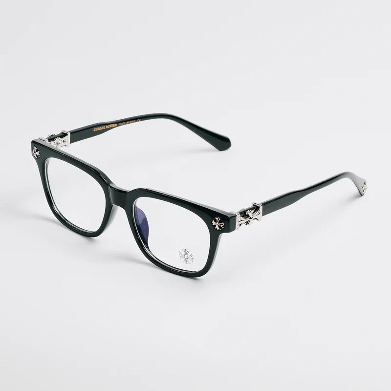Chrome Hearts Cox Ucker Black & Silver Frames