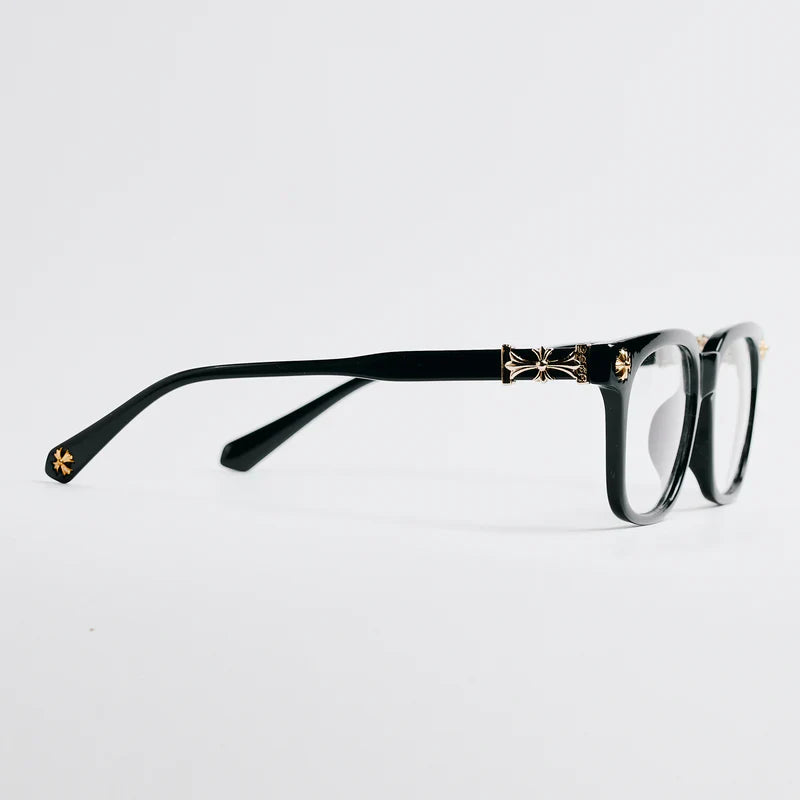 Chrome Hearts Cox Ucker Black & Gold Frames