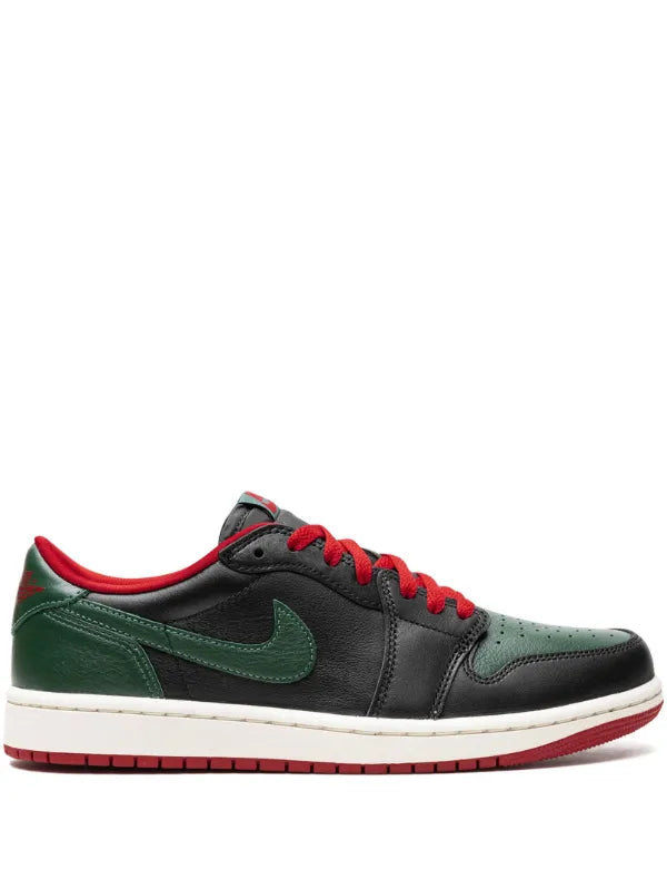 Jordan 1 Retro Low OG "Black/Gorge Green”