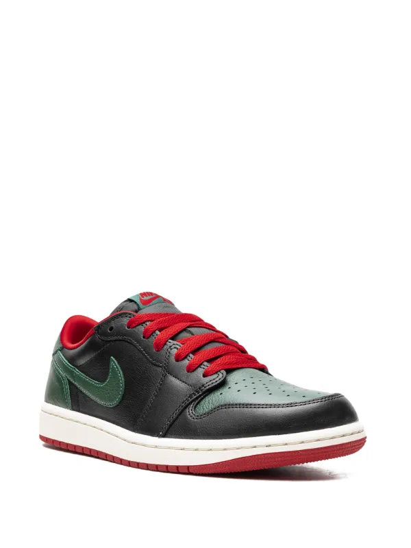 Jordan 1 Retro Low OG "Black/Gorge Green”