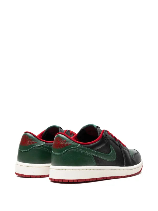 Jordan 1 Retro Low OG "Black/Gorge Green”