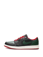 Jordan 1 Retro Low OG "Black/Gorge Green”