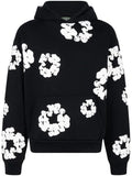 Denim Tears Wreath-Print “Black & White” hoodie