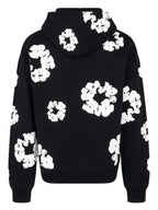 Denim Tears Wreath-Print “Black & White” hoodie