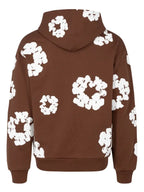 Denim Tears Wreath-Print “Chocolate Brown” hoodie