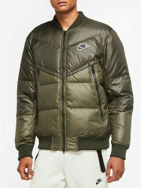 Nike Down Fill Bomber Jacket Twilight Marsh Sequoia Green