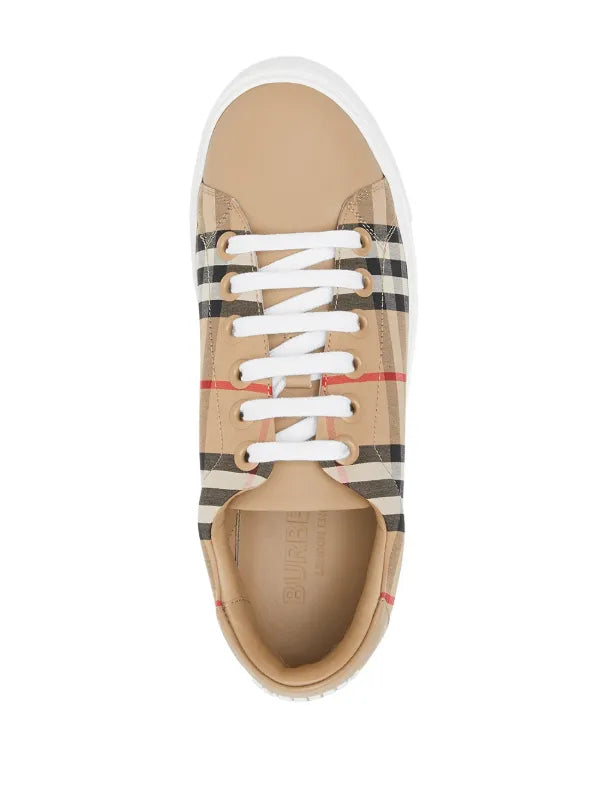 Burberry Vintage Check lace-up sneakers