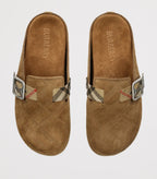 Burberry suede Urchin clogs