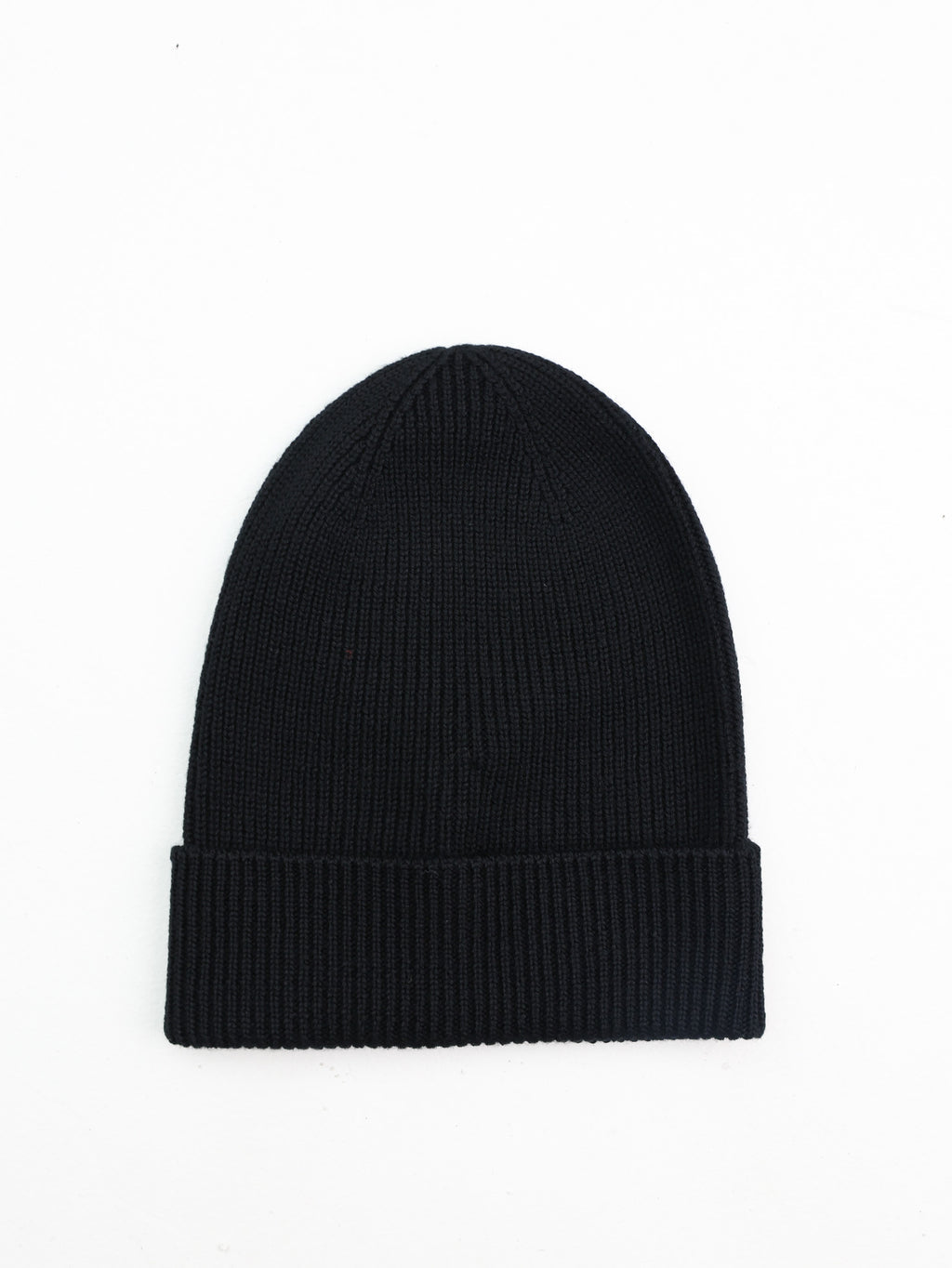 Moncler ribbed logo-patch beanie