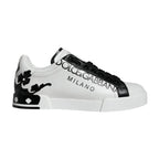 Dolce & Gabbana white leather Portofino sneakers