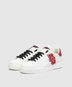 Dolce & Gabbana Portofino white leather sneakers with DG logo patch