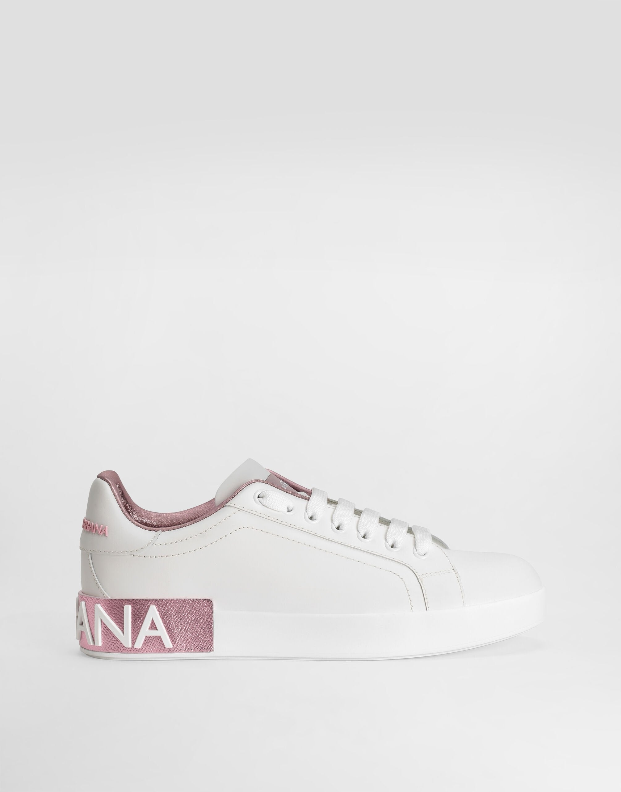 Dolce and Gabbana Calfskin nappa Portofino sneakers