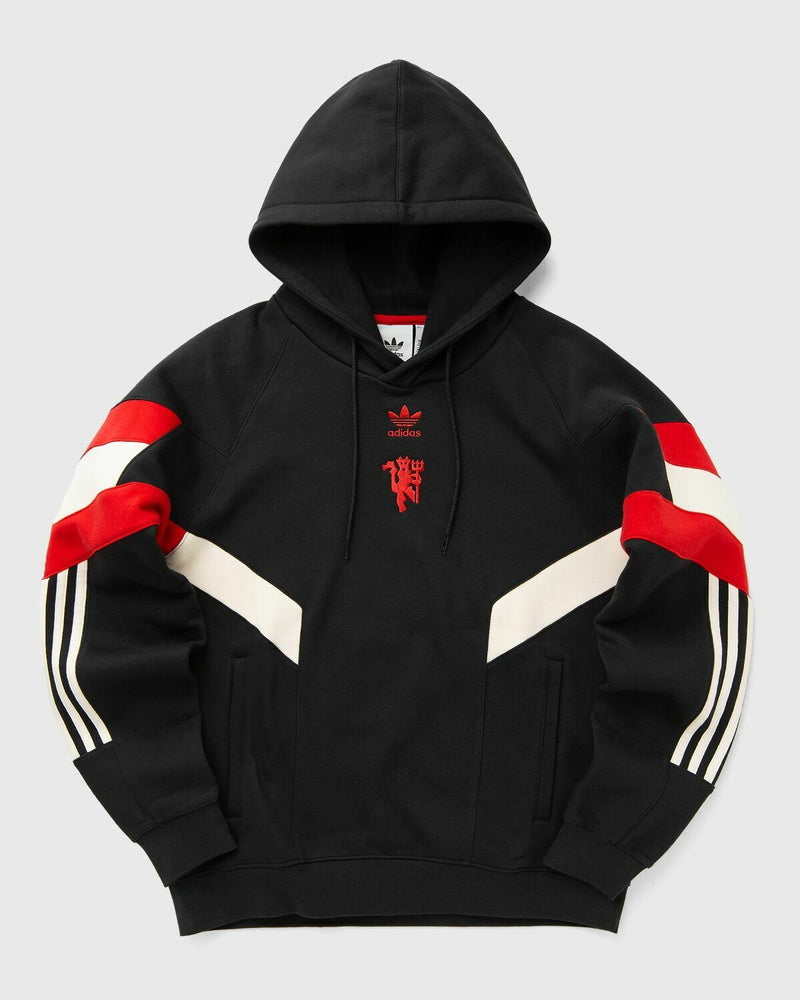 Adidas MANCHESTER UNITED ORIGINALS HOODIE Black Mens Hoody