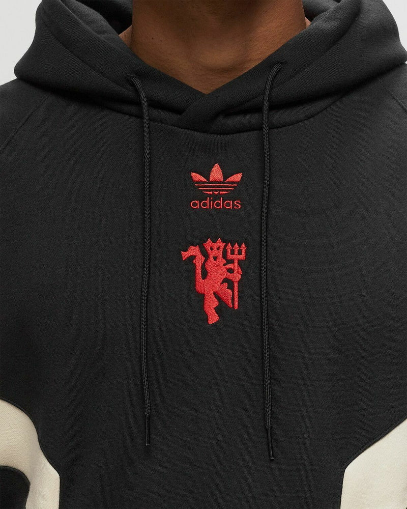 Adidas MANCHESTER UNITED ORIGINALS HOODIE Black Mens Hoody