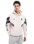 Adidas REAL MADRID ORIGINALS HOODIE White Mens Hoody