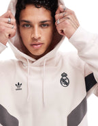 Adidas REAL MADRID ORIGINALS HOODIE White Mens Hoody