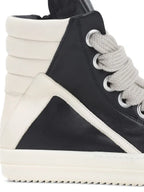Rick Owens Geobasket Jumbo Lace High "Black/Milk" sneakers