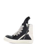 Rick Owens Geobasket Jumbo Lace High "Black/Milk" sneakers