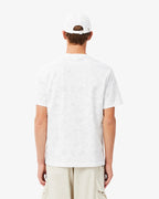 Lacoste Heavy Cotton Flower Print T-Shirt
