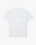 Lacoste Heavy Cotton Flower Print T-Shirt