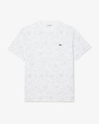 Lacoste Heavy Cotton Flower Print T-Shirt