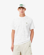 Lacoste Heavy Cotton Flower Print T-Shirt