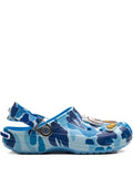 BAPE BLACK *A BATHING APE® x Crocs Classic "Blue Camo" clogs