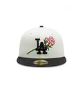 59Fifty MLB Los Angeles Dodgers Pink Rose White Cap