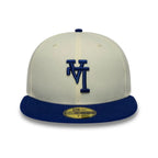 LA Dodgers MLB Upside Down Cream 59FIFTY Fitted Cap New Era Cap adult unisex